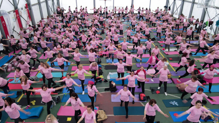 Büyükçekmece'de 'Dünya Pilates Haftası’ etkinliği