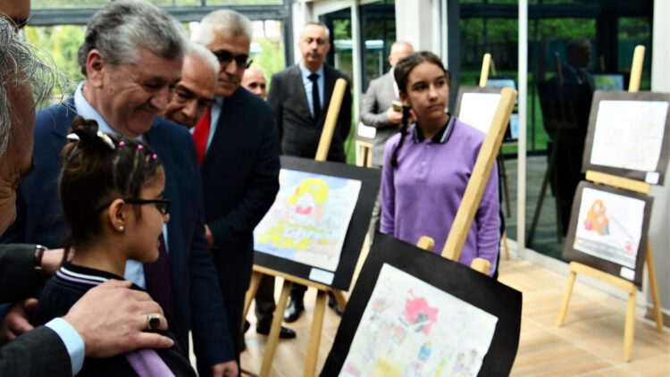 Erdemir Maden'in resim yarışmasında gençler yarıştı