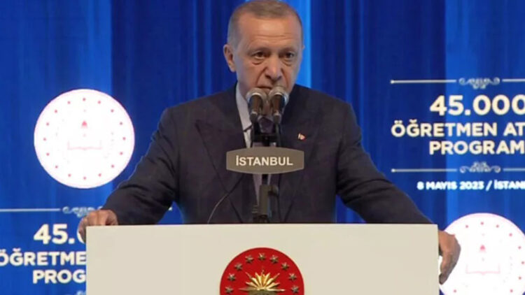 Erdoğan 45 bin öğretmen atama programı'nda konuştu