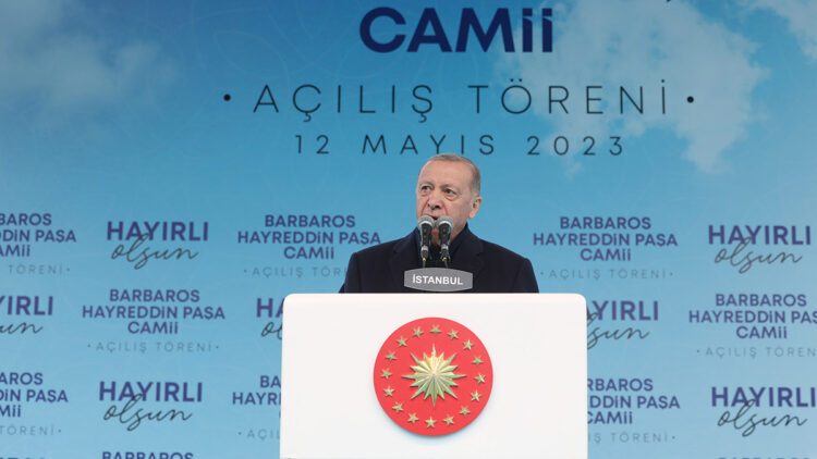 Erdoğan, barbaros hayrettin paşa camii'ni açtı