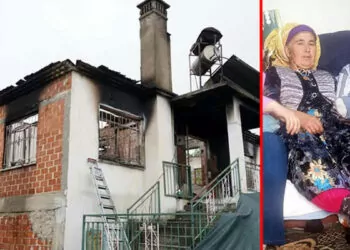 Evde çıkan yangında anne ve oğlu öldü, kızı yaralı