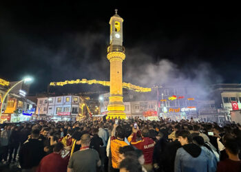 Galatasaray'ın şampiyonluğu Bayburt’ta coşkuyla kutlandı