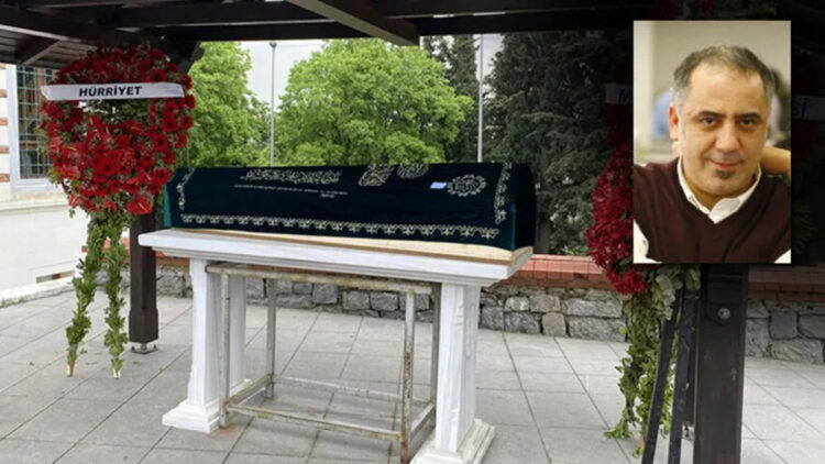 Gazeteci Sanlı Ergin son yolculuğuna uğurlandı 