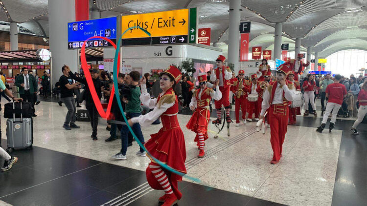 İstanbul Havalimanı'nda 19 Mayıs coşkusu  