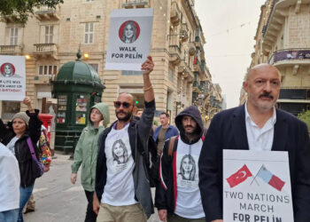 Malta'da öldürülen Pelin Kaya için yürüdüler