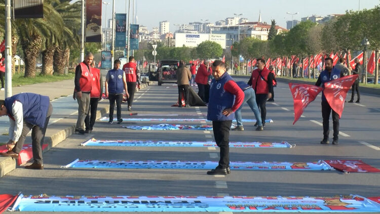 Maltepe'de 1 Mayıs hazırlıkları