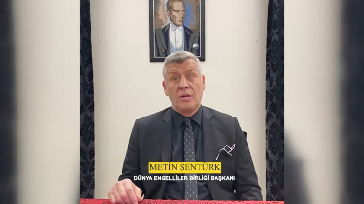Metin Şentürk'ten Dünya Engelliler Haftası mesajı