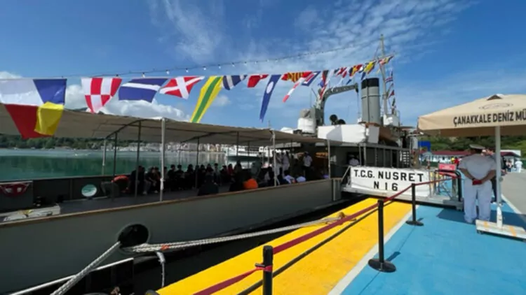 Nusret müze gemisi, amasra’da ziyarete açıldı