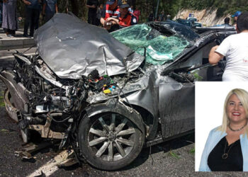 Otomobili alt yola uçan doktor, ağır yaralandı