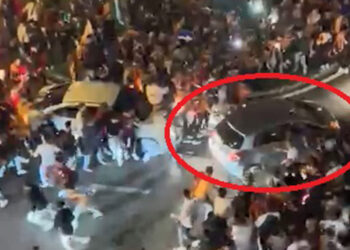 Otomobiliyle taraftarın arasına dalan sürücü konuştu