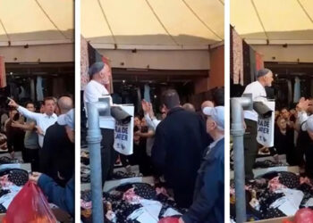 Pazarda İmamoğlu ile esnaf tartıştı