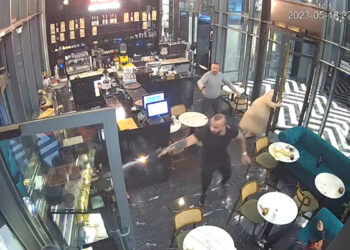 Şişli'de kafe baskını kamerada: 2 ağır yaralı