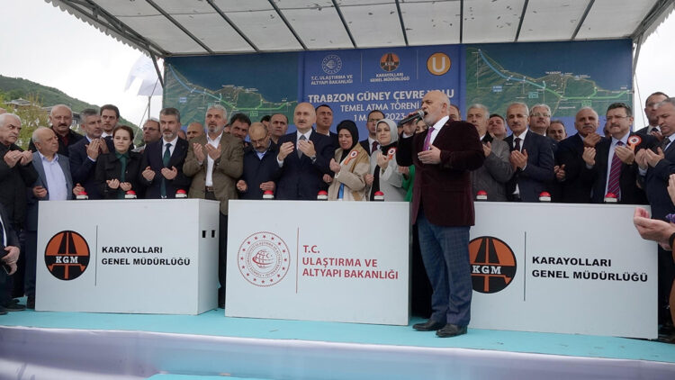 Trabzon’da Güney Çevre Yolu'nun temeli atıldı