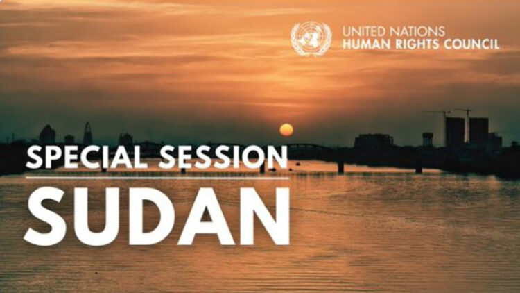 UNHRC, Sudan'daki çatışmalar için toplanıyor