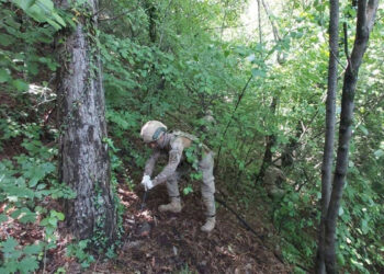 Amanoslar'da PKK'nın malzemeleri ele geçirildi