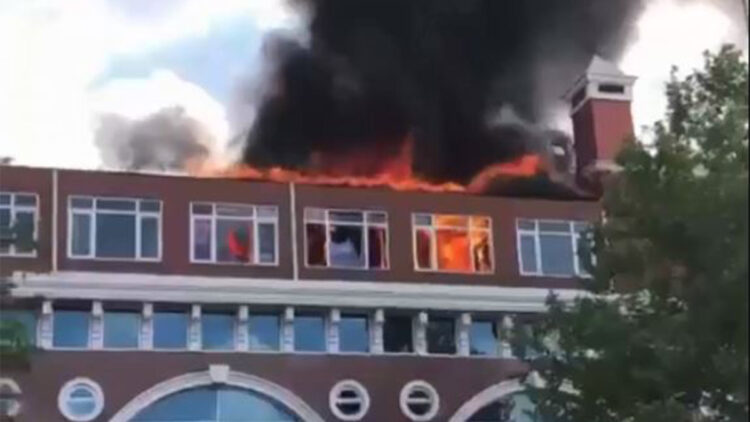 Ankara'da özel hastanede yangın