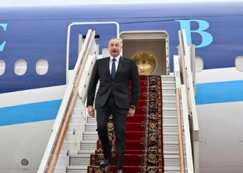 İlham Aliyev Moskova'ya gitti
