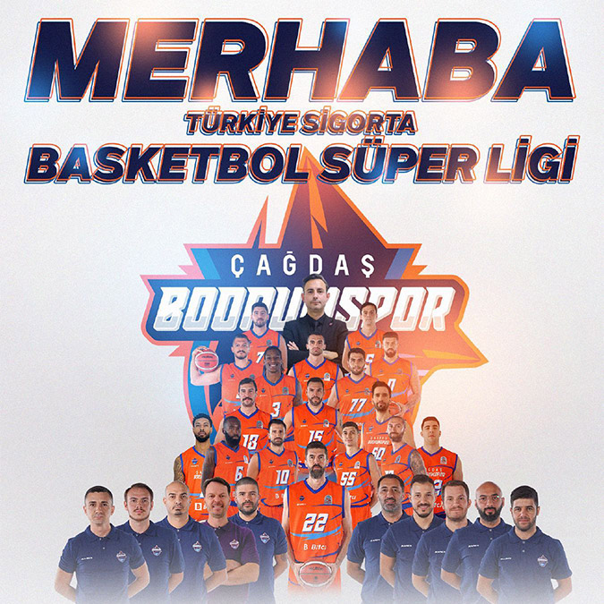 Misli.com Türkiye Basketbol Ligi'nde (TBL) evinde Depomaxx Haremspor'u da 101-84 yenerek bitime 2 hafta kala şampiyonluğu garantileyen lider Çağdaş Bodrum Spor 2 yılda Süper Lig'e çıktı.