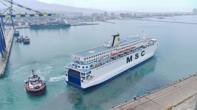 MSC Aurelia gemisi görevini tamamladı