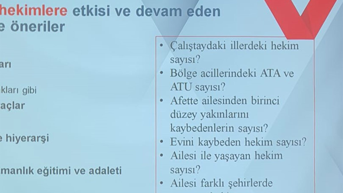 Türkiye Acil Tıp Derneği (TATD) Afet Grubu Sekreteri Doç. Dr. Sarper Yılmaz, deprem bölgesinde bölge halkı arasında acile başvurularda, akrep ve yılan sokmalarının dikkat çekmeye başladığını kaydetti.
