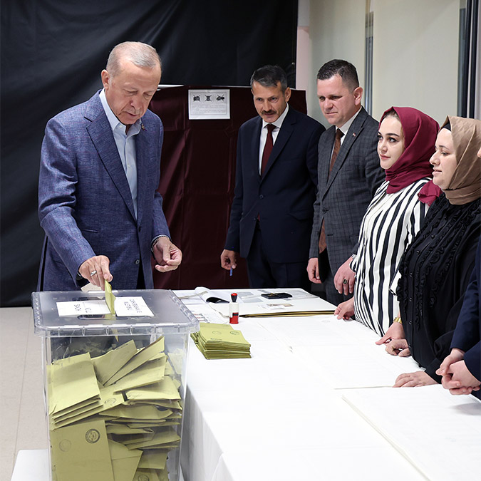 Cumhurbaşkanı Erdoğan oyunu Üsküdar'da kullandı