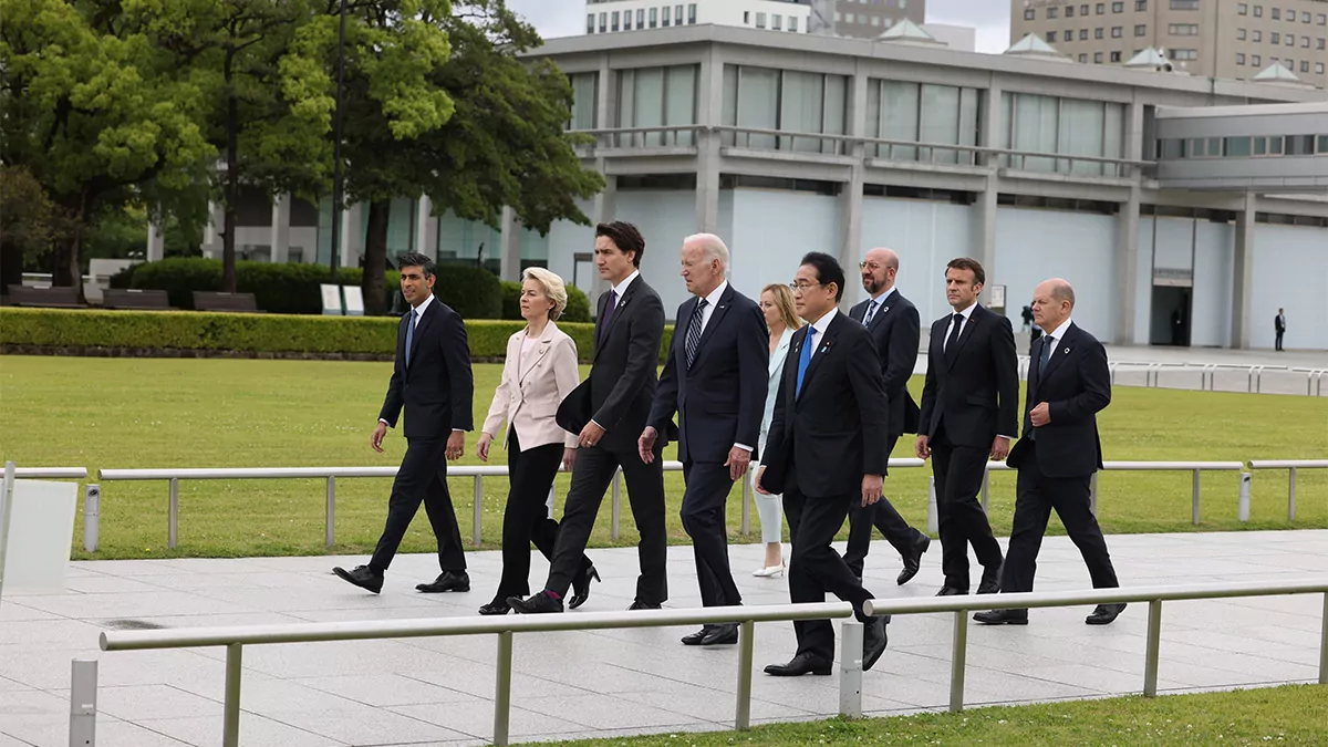 G7 ülkelerinin liderleri hiroşima'da