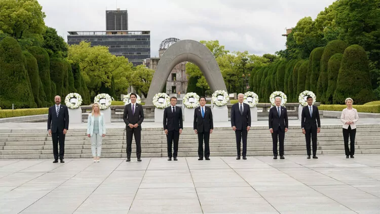 G7 ülkelerinin liderleri hiroşima'da