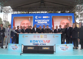 KONYARAY Banliyö hattının temeli atıldı