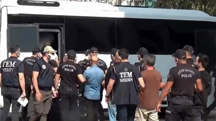 Mersin'de terör örgütünü operasyonu; 7 tutuklama