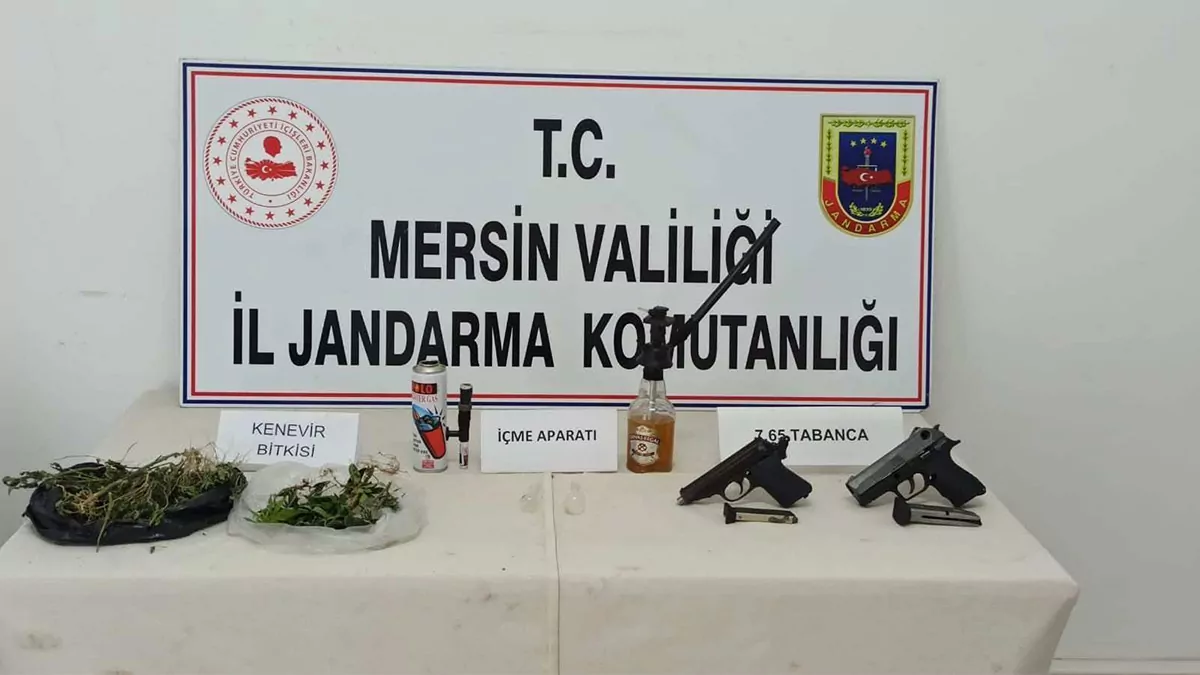 Mersin'de torbacı operasyonu; 4 gözaltı