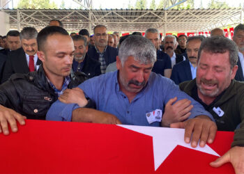 Tel Abyad'da şehit olan polis memuru toprağa verildi