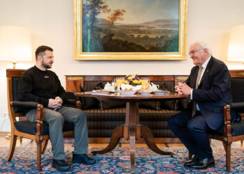Volodimir Zelenski Berlin'de Frank-Walter Steinmeier ile görüştü
