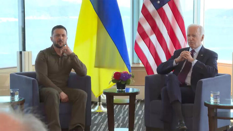 Volodimir Zelenski Joe Biden ile bir araya geldi