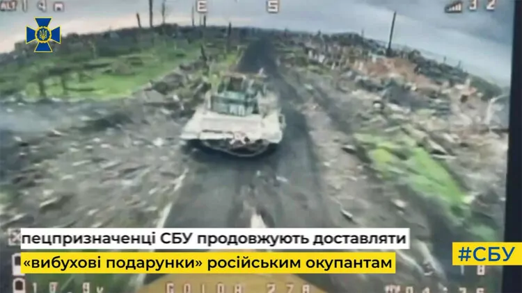 İntihar i̇ha'ları rus askeri araçlarını vurdu