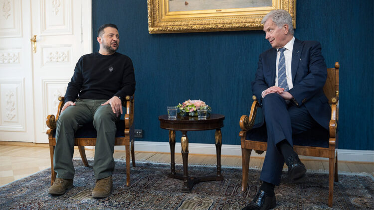 Zelenski Finlandiya Cumhurbaşkanı ile görüştü