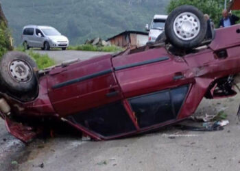 Alt yola düşen otomobilin sürücüsü öldü
