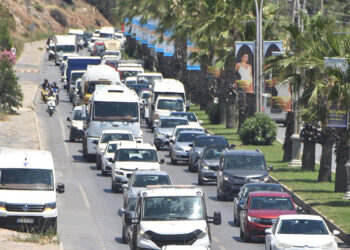 Bayramda Bodrum'a 50 binden fazla araç geldi