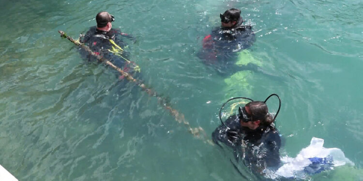 Bebek Sahil'de deniz temizliği 