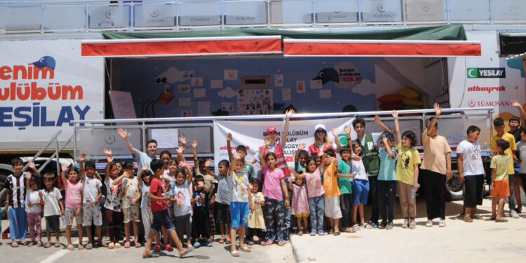 Benim Kulübüm Yeşilay TIR'ı Hatay’da