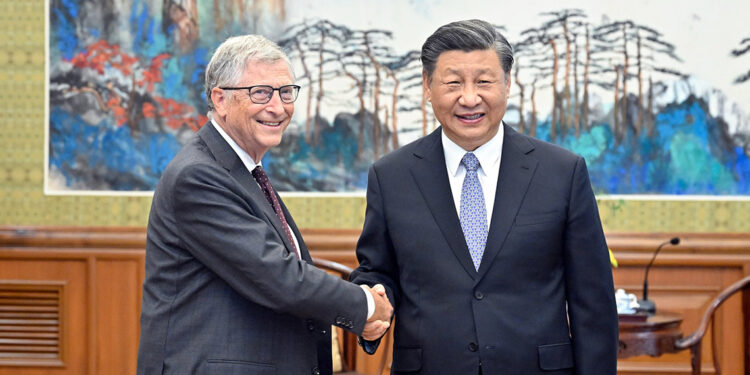 Bill Gates Çin Devlet Başkanı ile görüştü