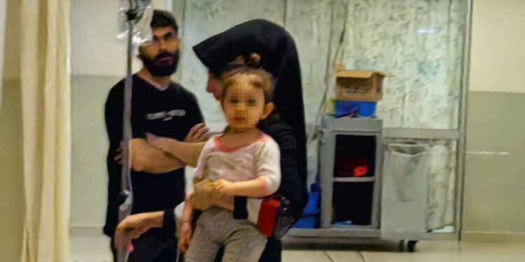 Çamaşır suyu içen Gökçe bebek, tedaviye alındı