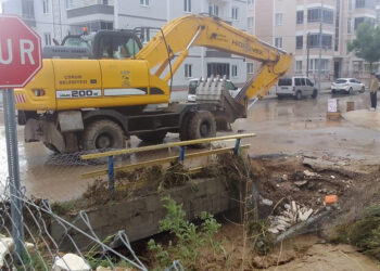 Çorum'da sağanak sele neden oldu