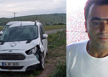Direksiyonda kalp krizi geçirip kaza yapan sürücü öldü