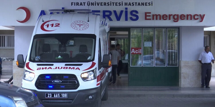 Elazığ'da yük treninin çarptığı 2 işçi ağır yaralandı