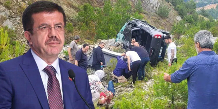 Eski Bakan Nihat Zeybekci kazada yaralandı