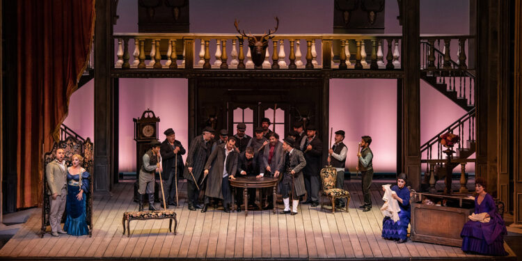 'Falstaff' operası, sezonun son gösterisiyle sahnedeydi