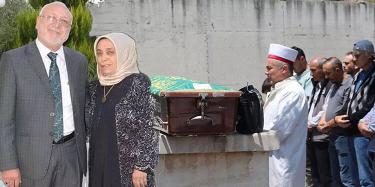 Heyelanda toprak altında kalan çift toprağa verildi