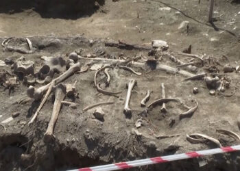 İşgalden kurtarılan Ağdam'da toplu mezar bulundu