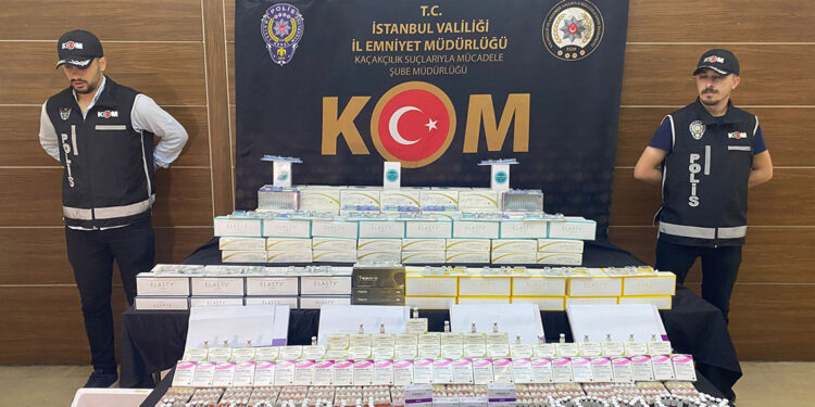 İstanbul'da kaçak botoks ilacı operasyonu