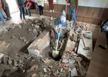 Kaçak yapıdan çıkan kemikler bir insan ile hayvanlara aitmiş